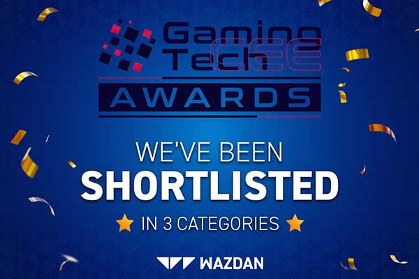 Wazdan receives shortlisting in three categories at GamingTECH Awards 2023