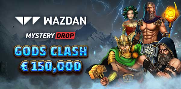 Wazdan’s Gods Clash Network Promotion goes live across its entire slots portfolio