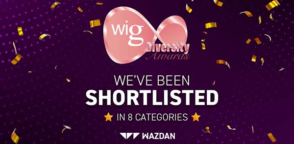 Wazdan nominated in eight categories at Women in Gaming Diversity Awards
