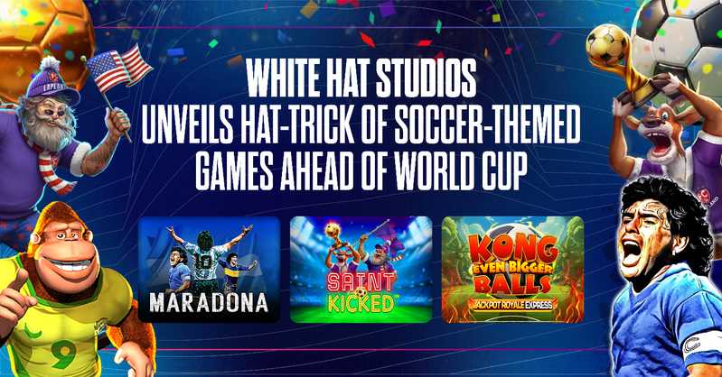 White Hat Studios unveils hat-trick of soccer-themed games ahead of  World Cup