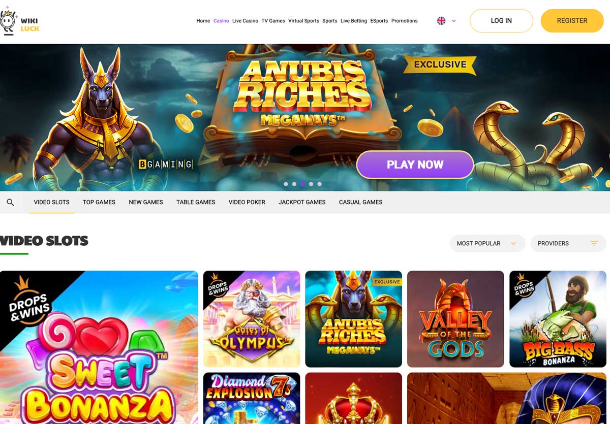 Wikiluck Casino website