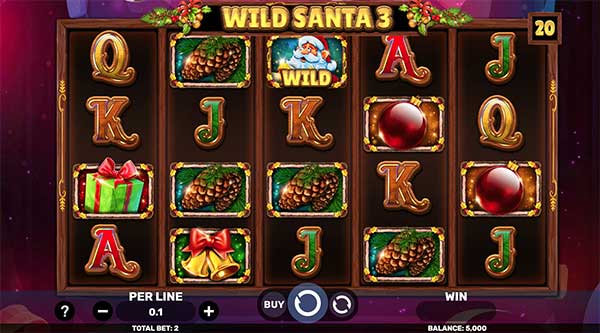 Spinomenal presents Wild Santa 3 for the festive season