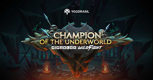 Return to the depths in latest Yggdrasil release Champion of the Underworld GigaBlox™ feat. Wild Fight™
