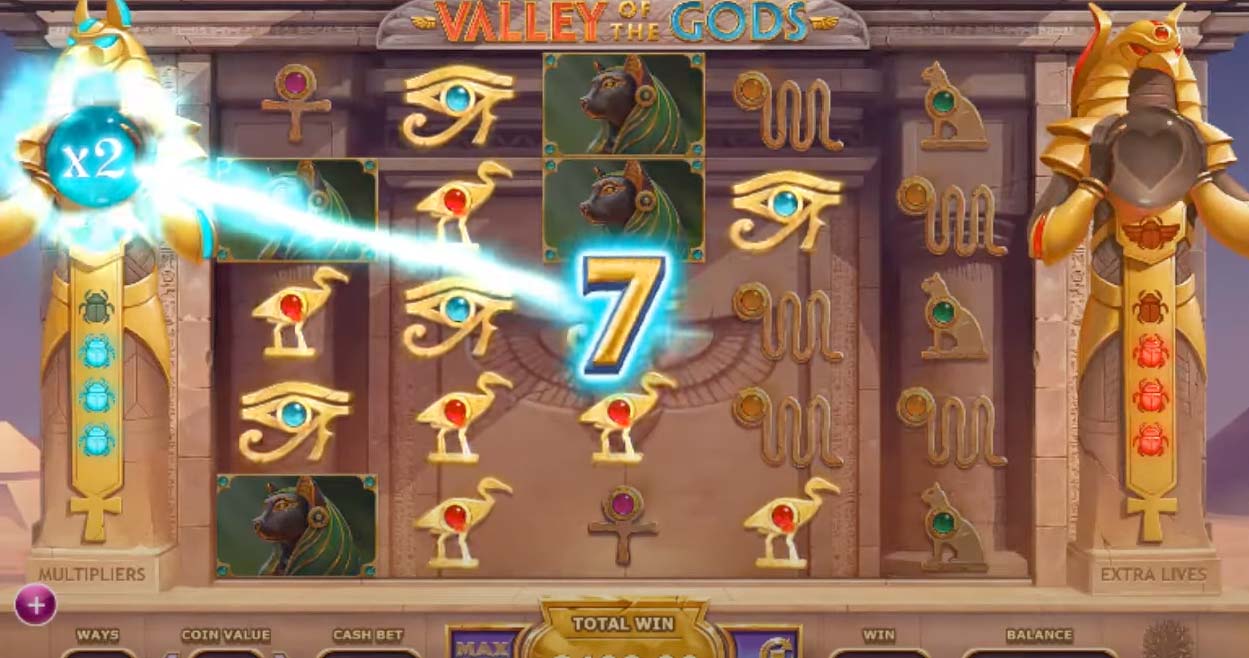 Valley of the Gods Slot by Yggdrasil Gaming